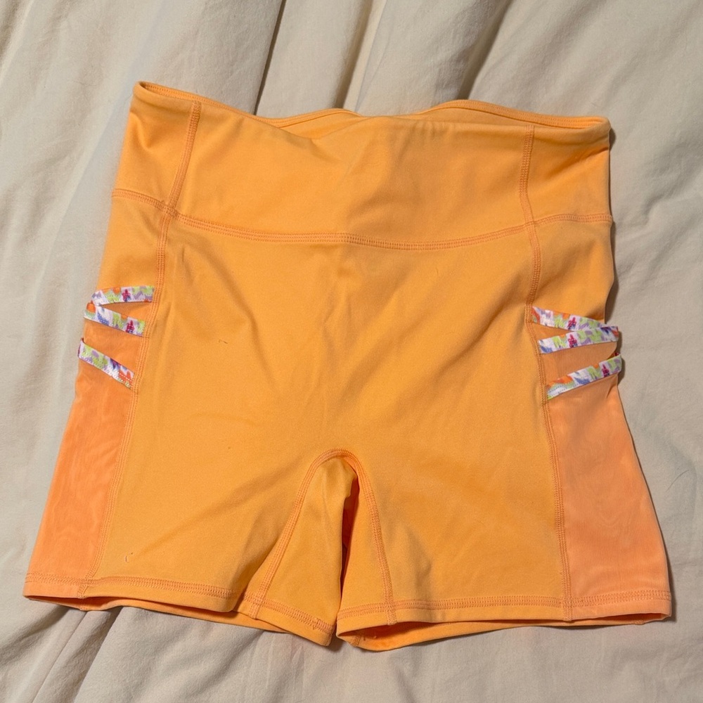 Fabletics High-Waist Orange Women’s Active Shorts